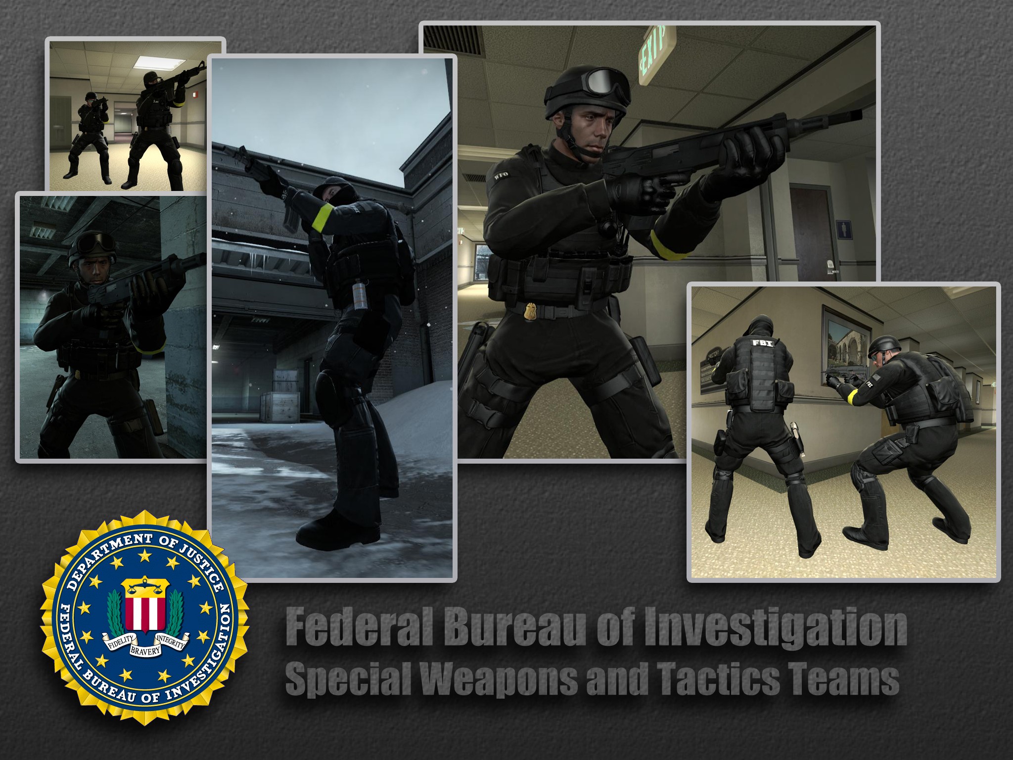 CSGO,Скачать модели CT FBI SWAT для CS:GO