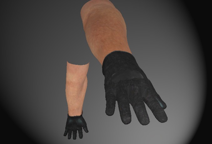 CSGO,Скачать темные перчатки для CS:GO
